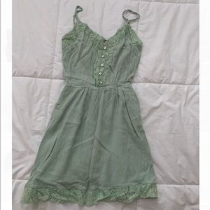 Light blue-green dress